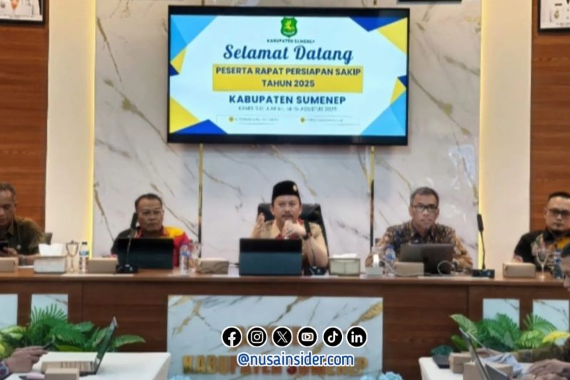 Foto. Rapat Persiapan Sakip 2025 Bappeda Sumenep. 