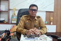 Foto. Kepala Dinas Perikanan Sumenep, Agustiono Sulasno saat ditemui di ruang kerjanya, Rabu 29 Oktober 2025 lalu.