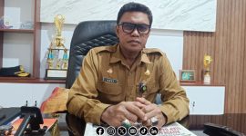 Foto. Kepala Dinas Perikanan Sumenep, Agustiono Sulasno saat ditemui di ruang kerjanya, Rabu 29 Oktober 2025 lalu.