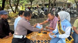 Foto. Sosialisasi Ops Zebra semeru 2025 di Kampus Unija Sumenep oleh Satlantas Polres Sumenep
