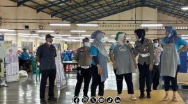 Foto. Sosialisasi Ops Zebra Semeru 2025 di kawasan Industri Sumenep. 
