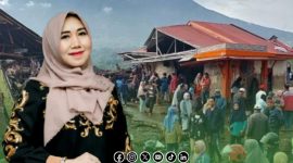 Foto. Anggota DPD/MPR RI Dr Lia Istifhama, S.Sos.S.Sos.i., M.E.I Sampaikan Kepedulian Suka Sumatra. 