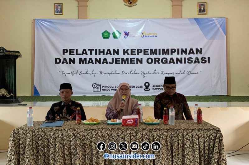 Foto. Kegiatan Workshop kepemimpinan Badan Eksekutif mahasiswa (BEM) STIT Aqidah Usymuni. 