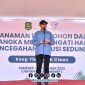 Foto. Bupati Sumenep, Dr H Achmad Fauzi Wongsojudo, SH., MH saat menyampaikan sambutannya di kegiatan penanaman Medco Energy 