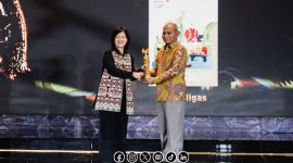 Foto. Apresiasi Kepala SKK Migas Djoko Siswanto menerima pernghargaan dalam ajang ASRRAT 2025, Jumat (28/11) lalu