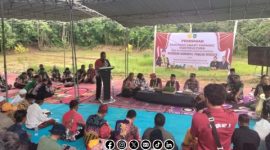 Foto. Kepala DKPP sumenep, Chainur Rasyid M.Si saat menghadiri Kegiatan Smart Farming. 