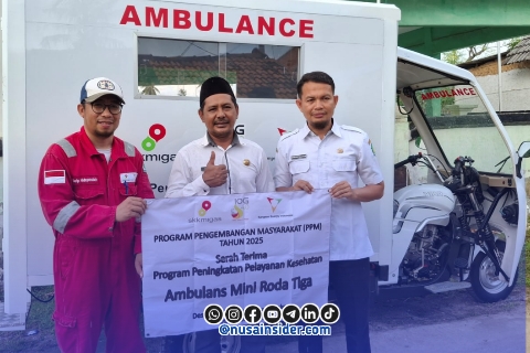 Foto. Program pengembangan masyarakat (PPM) PT Kangean Energy Indonesia (PT KEI) di desa saseel kecamatan Sapeken