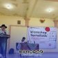 Foto. Rusdi Zaen saat menyampaikan Orasi Jurnalistik dengan tema 