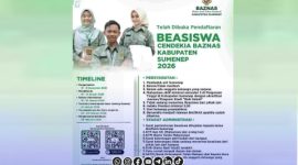 Foto. Flayer Beasiswa Cendekia 2026 Baznas Kabupaten Sumenep. 