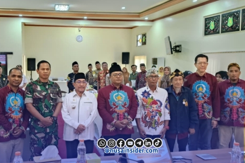 Foto. Kegiatan Safari Kerukunan dan Pelatihan Early Warning System (EWS) Konflik Berdimensi Agama Forum Kerukunan Umat Beragama (FKUB) 