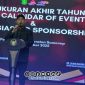 Foto. Sambutan Bupati Sumenep, Dr H Achmad Fauzi Wongsojudo, SH.,MH dalam momentum kegiatan Syukuran Akhir Tahun 2025 dan Apresiasi Sponsor (Rabu 24/12/2025) 