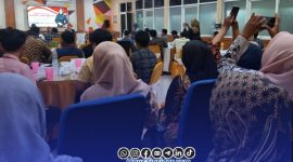 Foto. Kegiatan Serap Aspirasi Dr Lia Istifhama, S.Sos., S.Sos.i., M.E.I bersama Aktivis Badko HMI Jatim