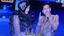 Foto. Penampilan Perdana Duet Valen bersama Lesti Kejora (Vales) di Malam Terakhir Grand Final Dangdut Academy 7 (DA7) 