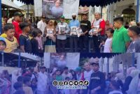 Foto. Tim Relawan PT Bawang Mas Pamekasan Madura saat Turun langsung berikan Bantuan kepada Korban Bencana Banjir di Aceh. 