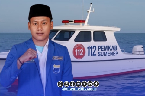Foto. Kritik Ambulance Laut Pemkab Sumenep oleh Aktivis PMII Sumenep Abd Halim