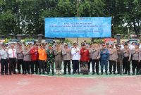 Foto. Apel Operasi Lilin Semeru 2025 Polres Sumenep. 
