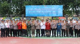 Foto. Apel Operasi Lilin Semeru 2025 Polres Sumenep. 