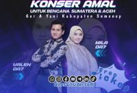 Foto. Screenshot Flayer konser Amal Valen dan Mila Dangdut Academy 7 di Sumenep. 