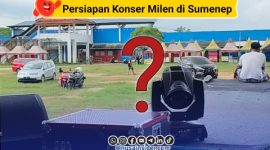 Foto. Screenshot Live Tiktok persiapan penampilan Radhiesta bersama Valen dan Mila Dangdut Academy 7 di Sumenep Madura Jawa Timur. 