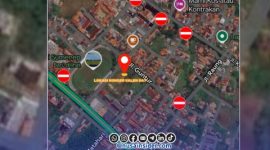 Foto. Lokasi Parkir dan Jalur Strategis menuju Konser Amal Valen dan Mila Dangdut Academy 7 di Sumenep