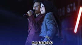 Foto. Konser Mila dan Valen Dangdut Academy 7 di kabupaten Sumenep. 