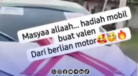 Foto. Unggahan Hoax Hadiah Mobil Untuk Valen dari Berlian Motor Sumenep di Platform Tiktok