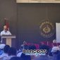 Foto. CEO PT Bawang Mas Group, H Hairul Umam (H. Her) saat menyampaikan sambutannya di hadapan Komwasjak di sela-sela kunjungannya ke Perusahaan miliknya