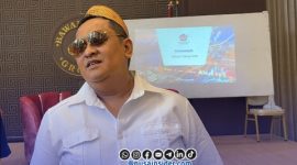 Foto. H Hairul Umam (H Her) CEO PT Bawang Mas Group saat dikonfirmasi media nusainsider.com usai Kunjungan kerja Komwasjak di Aula BM Group. 