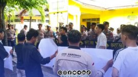 Foto. Aksi Demonstrasi Aliansi Mahasiswa Sumenep (AMS). 