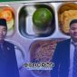 Foto. Sajian Program Makanan Bergizi Gratis di Kecamatan Batang-batang (Baground), Andriyadi Aktivis ALARM Sumenep (Kanan), Anggota DPRD Sumenep Indra Wahyudi (Kiri). 