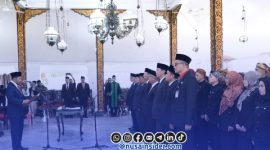 Foto. Mutasi Jabatan Eselon II Pemkab Sumenep. 