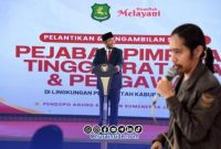 Foto. Harapan besar Fauzi As atas selesainya Mutasi dan Rotasi jabatan Eselon II. 