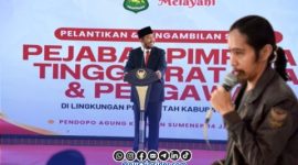 Foto. Harapan besar Fauzi As atas selesainya Mutasi dan Rotasi jabatan Eselon II. 