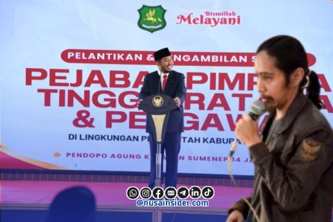 Foto. Harapan besar Fauzi As atas selesainya Mutasi dan Rotasi jabatan Eselon II. 