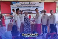 Foto. Kolaborasi kegiatan Suapan Cinta SKK Migas - Kei bersama Pemkab Sumenep 