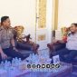 Foto. Silaturahmi Kapolres baru bersama Bupati Sumenep. 