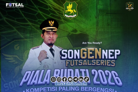 Flayer Turnamen Futsal Bupati Cup 2026