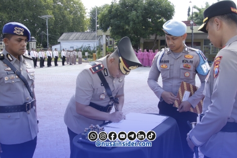 Foto. Sertijab Wakapolres Sumenep