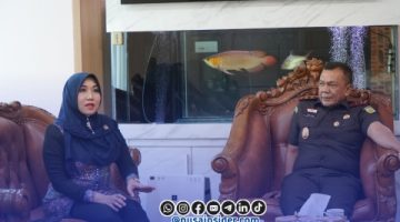 Foto. Kunjungan Kerja DPD RI Ning Lia (Kiri) bersama Kejati Jawa Timur, Agus Sahat S.T. Lumban Gaol, S.H., M.H (Kanan) 