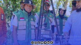 Foto. Kolaborasi Lintas Sektor Giat pengubinan Jagung di Desa Moncek Tengah oleh BPPSDMP Kementan RI, BPS dan DKPP Sumenep. 