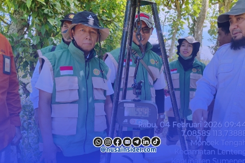 Foto. Kolaborasi Lintas Sektor Giat pengubinan Jagung di Desa Moncek Tengah oleh BPPSDMP Kementan RI, BPS dan DKPP Sumenep. 