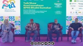 Foto. Talkshow kewirausahaan Bank BPRS Bhakti Sumekar.