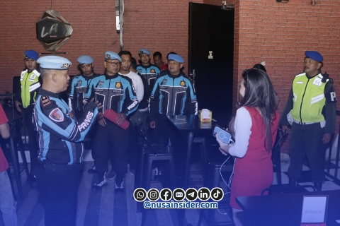 Foto. Kegiatan Penegakan Ketertiban dan Disiplin (Gaktiblin) Polres Sumenep ke Sejumlah tempat Hiburan di Sumenep