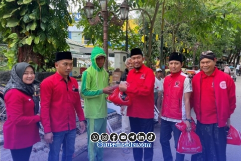 Foto. Zakat Mal DPC PDI Perjuangan Sumenep. 
