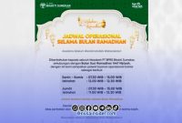 Foto. Jam Operasional Bank BPRS Bhakti Sumekar di Bulan Ramadhan 1447H/2026M