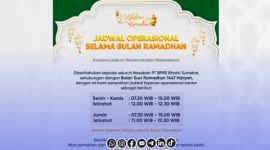 Foto. Jam Operasional Bank BPRS Bhakti Sumekar di Bulan Ramadhan 1447H/2026M