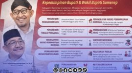 Foto. Satu Tahun kepemimpinan Bupati Sumenep Dr H Achmad Fauzi Wongso judo bersama Wakil Bupati Sumenep KH Imam Hasyim, SH.,MH