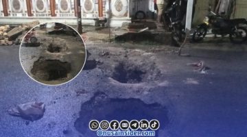 Foto. Jembatan Ambruk di Kecamatan Gayam kepulauan Sapudi Sumenep