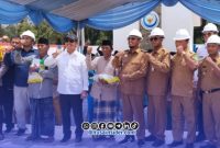 Foto. Kunjungan Kementerian KKP ke Lokasi Proyek Koperasi Nelayan Merah Putih (KNMP) di Sumenep Madura Jawa Timur. 