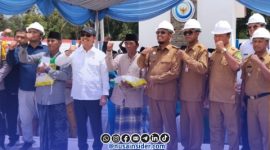 Foto. Kunjungan Kementerian KKP ke Lokasi Proyek Koperasi Nelayan Merah Putih (KNMP) di Sumenep Madura Jawa Timur. 